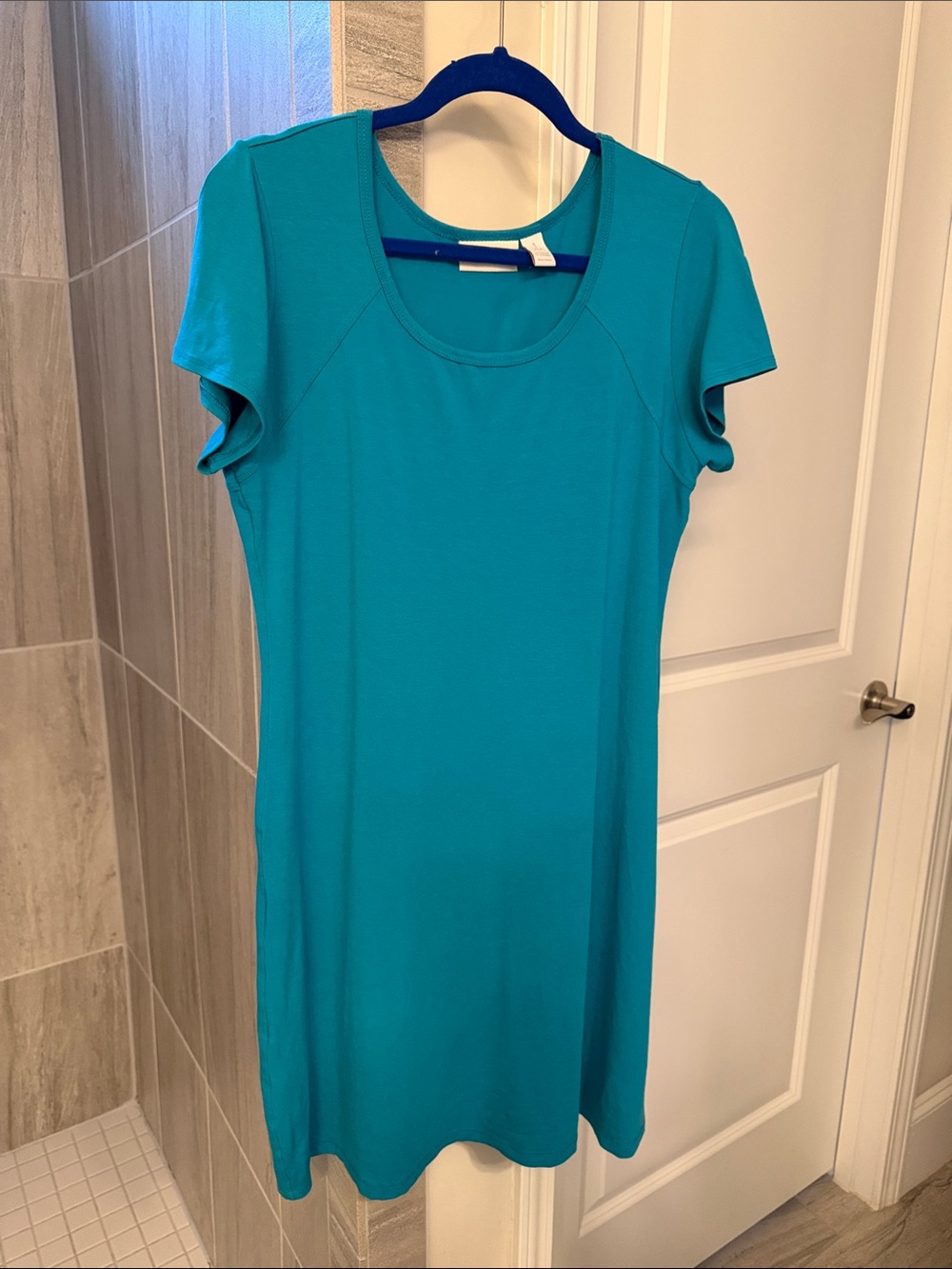 Chicos Teal Blue Dress